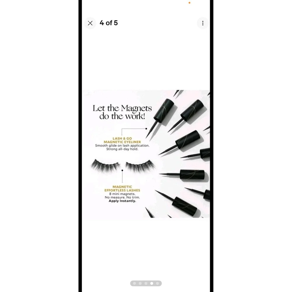 Velour Lash & Go 3-In-1 Eyeliner Magnetic Lash Adhesive Hybrid Black 3.5ml NEW